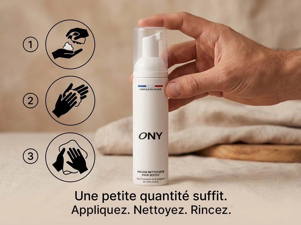 Mousse nettoyante pour sextoy - Image 4